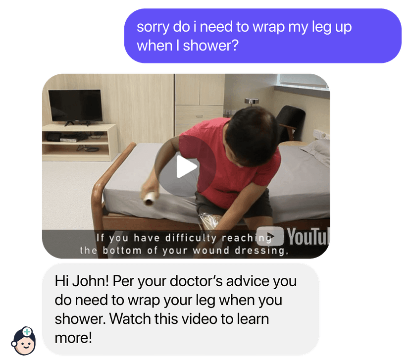 Patient Education Agent Chat Example